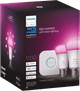 Philips Hue White & Color Starterset mit 2 Lampen + Bridge verpackung