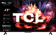 TCL 43 Zoll LED V6C 4K (2025) vorne