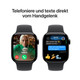 Apple Watch Series 10 42 mm Schwarz Sportarmband S/M visueller lieferant