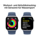 Apple Watch Series 10 42 mm Silber Sportarmband M/L visueller lieferant