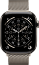 Apple Watch Series 11 5G 42mm Titanium Natural Milanese Loop front