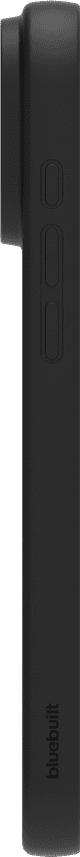 BlueBuilt Protective Backcover mit MagSafe iPhone 17 Pro Max Schwarz + BlueBuilt iPhone 17 Pro Max Panzerglas rechte seite