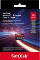 SanDisk microSD Express Card 512GB 650 MB/s verpackung