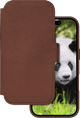 DBramante1928 Lynge iPhone 17 Book Case Leder Braun vorne
