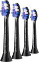 Philips Sonicare Optimal Sensitive HX6054/88 Schwarz (4 Stück) vorne