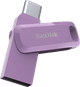 SanDisk Ultra Dual Drive USB-C 1TB Lavender front