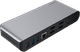 BlueBuilt DisplayLink Dockingstation Pro mit USB-C Silber rückseite