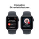 Apple Watch SE (2025) 5G 40 mm Mitternacht Sportarmband S/M visueller lieferant