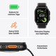 Apple Watch Ultra 3 5G 49 mm Schwarz Trail Loop S/M visueller lieferant