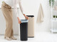 Brabantia Bo Touch Bin 30:L Soft Beige product in use