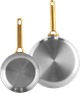 GreenPan Padova Reserve 3-ply Stainless Steel 20cm + 28cm Frying Pan Set Main Image