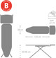 Brabantia Ironing Board B 124x38cm Denim Black visual supplier