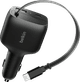 Belkin Power Delivery and Quick Charge Car Charger with 2 USB Ports and USB-C Cable 75W front